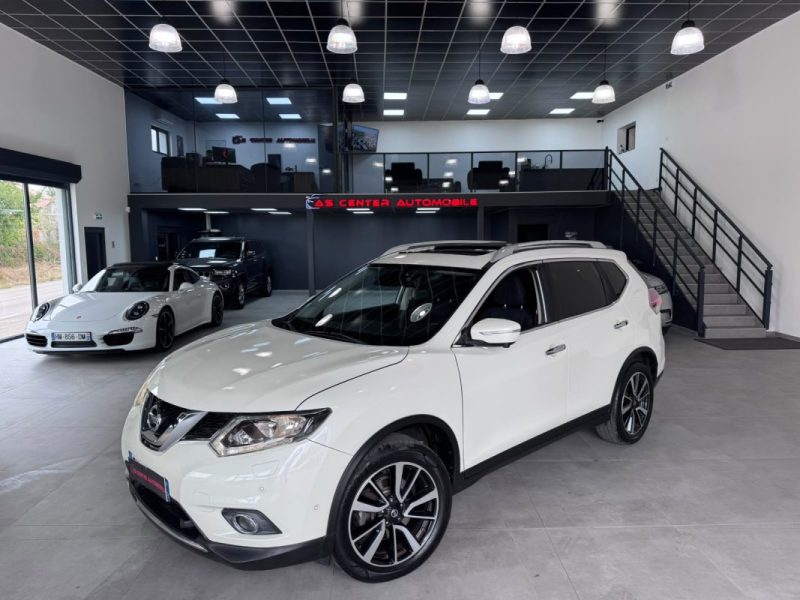 NISSAN X-TRAIL 1.6 DCI 130cv 4X4 4wd 7 PLACES ✅ GPS / TOIT PANORAMIQUE OUVREN/CAMERA 360 /ATTELAGE 