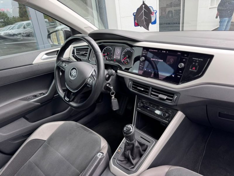VOLKSWAGEN POLO VI 1.0 TSI 95cv CARAT EXCLUSIVE ✅1 ere MAIN ✅ CARPLAY