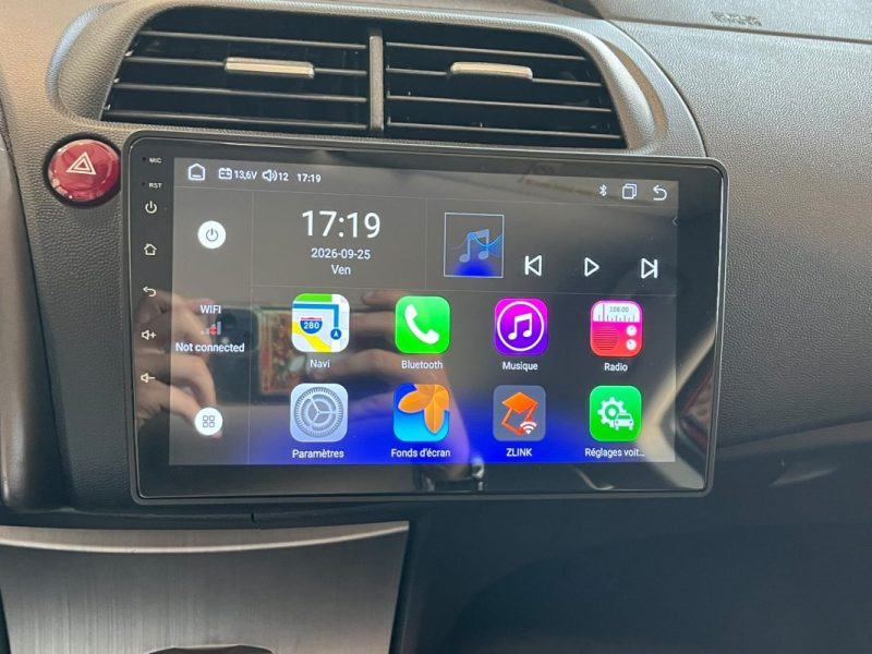 🔹Honda Civic 1.3i 83Ch 📱 Écran tactile❄️ Climatisation 📡 Radar de recul