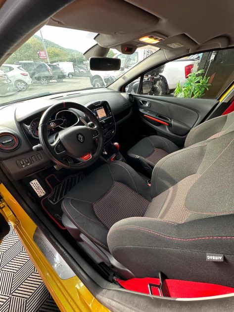 RENAULT CLIO 4 RS TURBO 200 CH EDC JAUNE SIRIUS – GARANTIE 12 MOIS – REPRISE POSSIBLE
