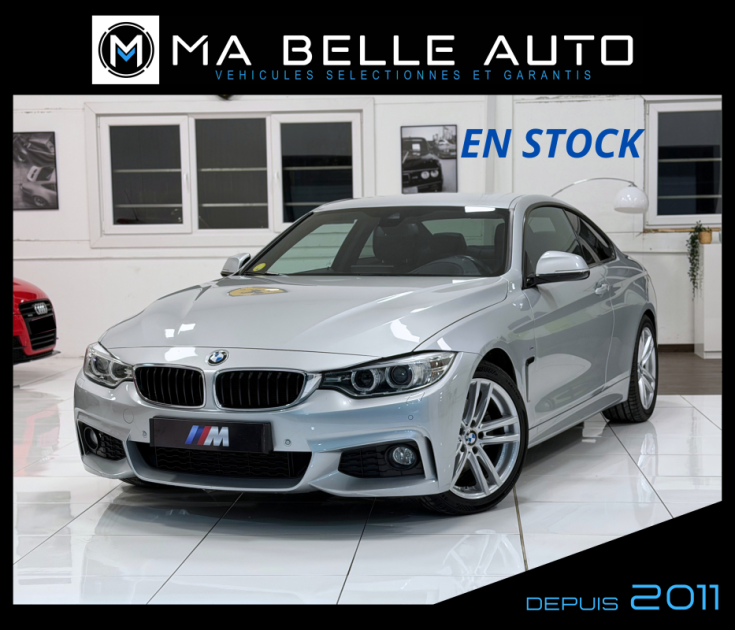 BMW SERIE 4 430D COUPE 258 M SPORT / carnet complet / parfait état / GPS PRO CAMERA ATTELAGE HUD 