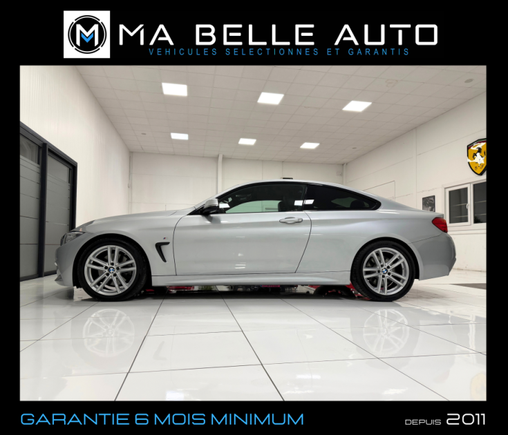 BMW SERIE 4 430D COUPE 258 M SPORT / carnet complet / parfait état / GPS PRO CAMERA ATTELAGE HUD 