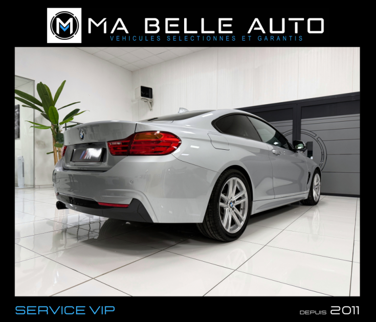 BMW SERIE 4 430D COUPE 258 M SPORT / carnet complet / parfait état / GPS PRO CAMERA ATTELAGE HUD 