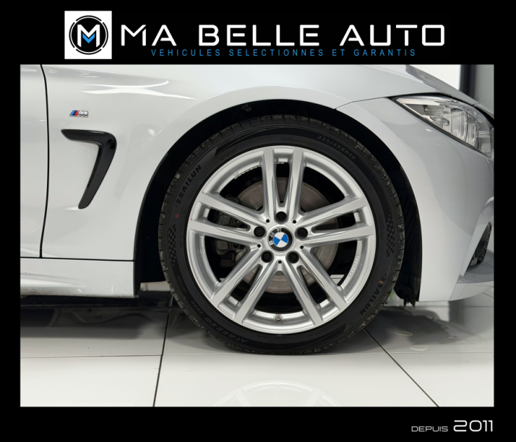 BMW SERIE 4 430D COUPE 258 M SPORT / carnet complet / parfait état / GPS PRO CAMERA ATTELAGE HUD 