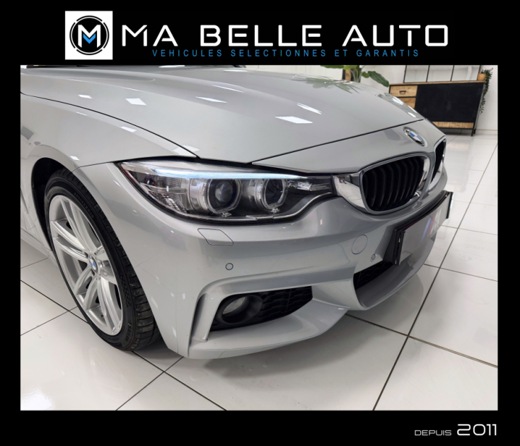 BMW SERIE 4 430D COUPE 258 M SPORT / carnet complet / parfait état / GPS PRO CAMERA ATTELAGE HUD 