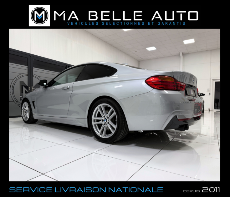 BMW SERIE 4 430D COUPE 258 M SPORT / carnet complet / parfait état / GPS PRO CAMERA ATTELAGE HUD 