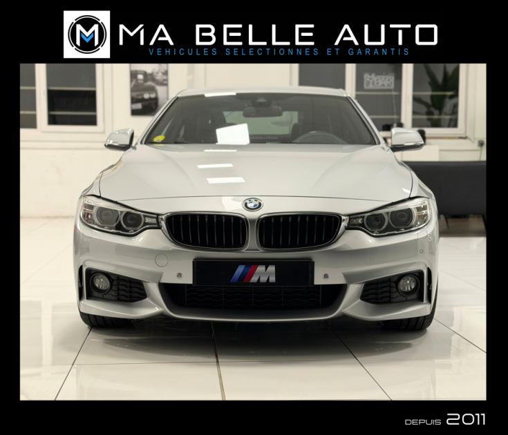 BMW SERIE 4 430D COUPE 258 M SPORT / carnet complet / parfait état / GPS PRO CAMERA ATTELAGE HUD 