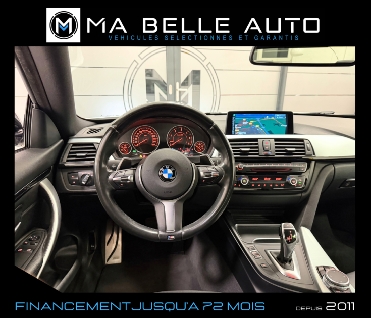 BMW SERIE 4 430D COUPE 258 M SPORT / carnet complet / parfait état / GPS PRO CAMERA ATTELAGE HUD 