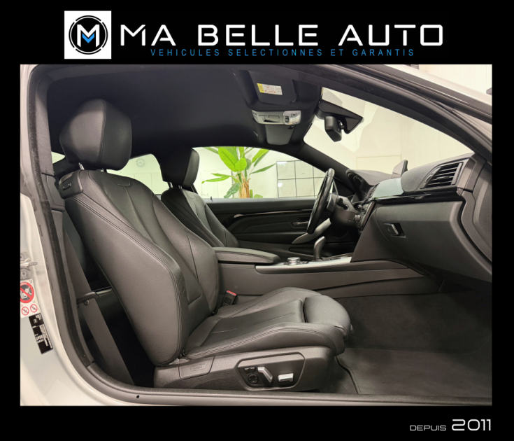 BMW SERIE 4 430D COUPE 258 M SPORT / carnet complet / parfait état / GPS PRO CAMERA ATTELAGE HUD 