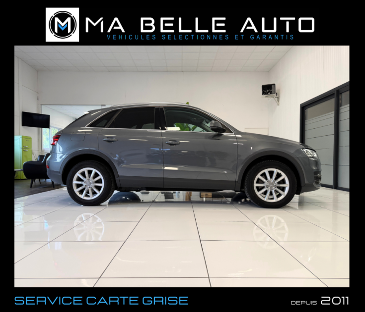 AUDI Q3 2.0 TFSI 170 QUATTRO AMBITION LUXE S-TRONIC7 - parfait état - carnet - xenon cuir keyless