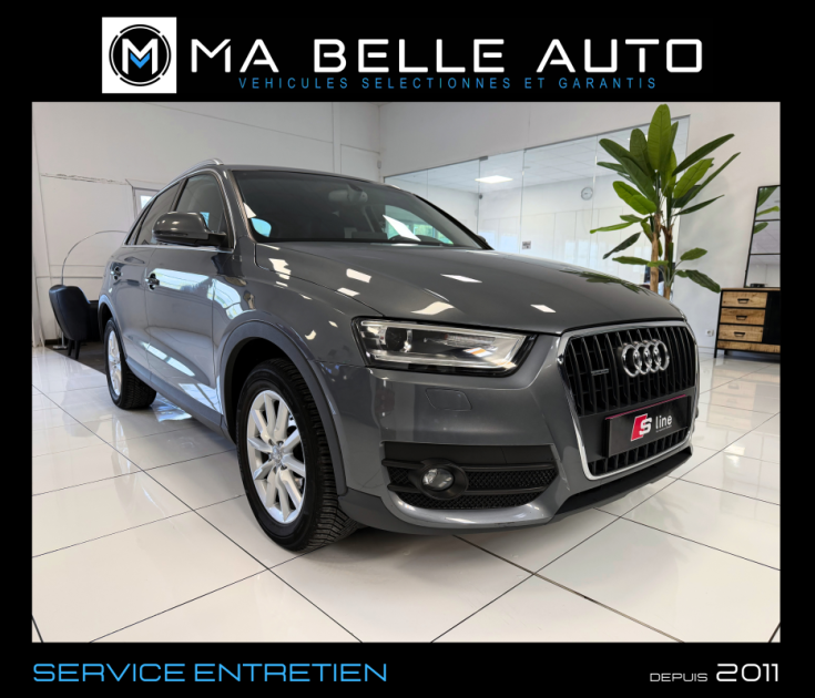 AUDI Q3 2.0 TFSI 170 QUATTRO AMBITION LUXE S-TRONIC7 - parfait état - carnet - xenon cuir keyless