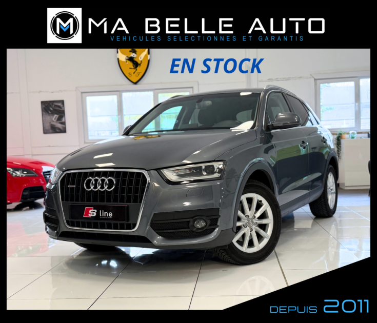 AUDI Q3 2.0 TFSI 170 QUATTRO AMBITION LUXE S-TRONIC7 - parfait état - carnet - xenon cuir keyless