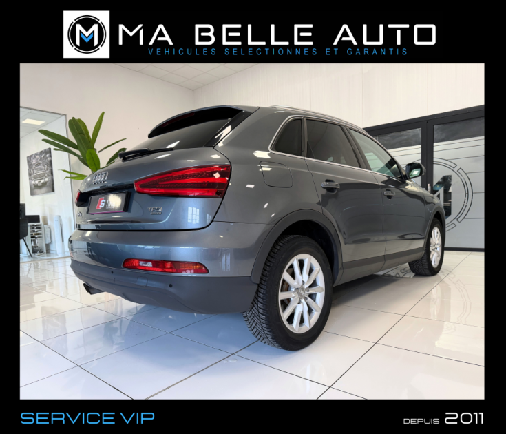 AUDI Q3 2.0 TFSI 170 QUATTRO AMBITION LUXE S-TRONIC7 - parfait état - carnet - xenon cuir keyless