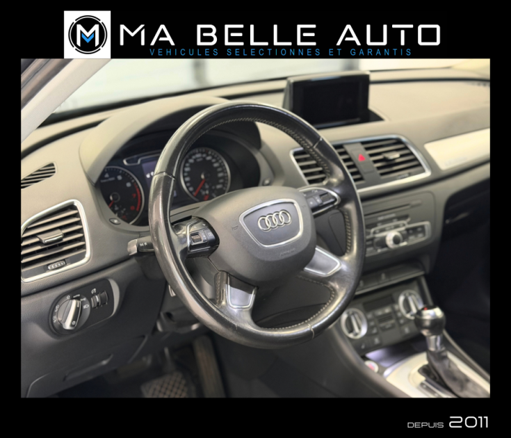 AUDI Q3 2.0 TFSI 170 QUATTRO AMBITION LUXE S-TRONIC7 - parfait état - carnet - xenon cuir keyless