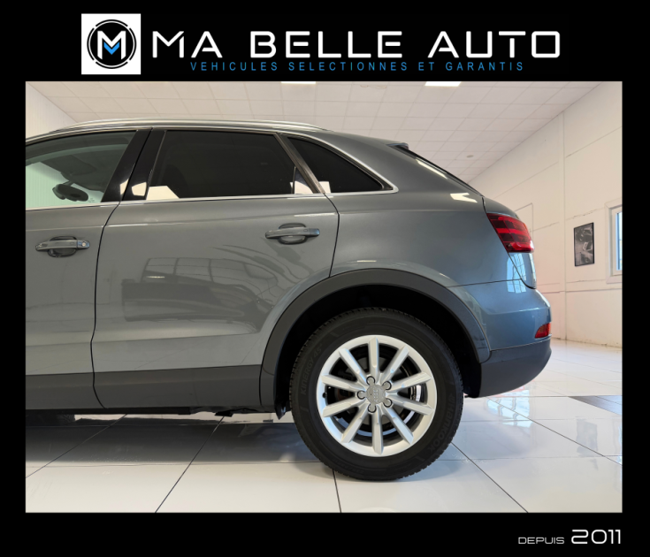 AUDI Q3 2.0 TFSI 170 QUATTRO AMBITION LUXE S-TRONIC7 - parfait état - carnet - xenon cuir keyless