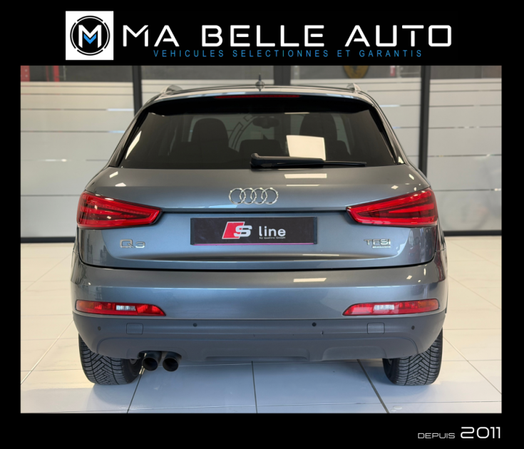 AUDI Q3 2.0 TFSI 170 QUATTRO AMBITION LUXE S-TRONIC7 - parfait état - carnet - xenon cuir keyless