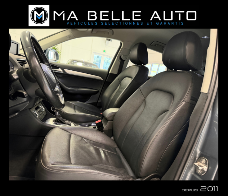 AUDI Q3 2.0 TFSI 170 QUATTRO AMBITION LUXE S-TRONIC7 - parfait état - carnet - xenon cuir keyless