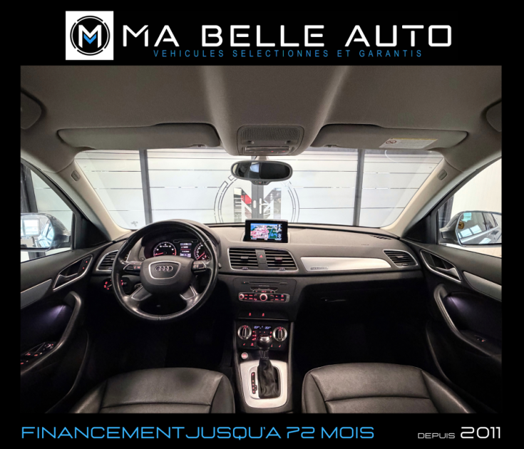 AUDI Q3 2.0 TFSI 170 QUATTRO AMBITION LUXE S-TRONIC7 - parfait état - carnet - xenon cuir keyless