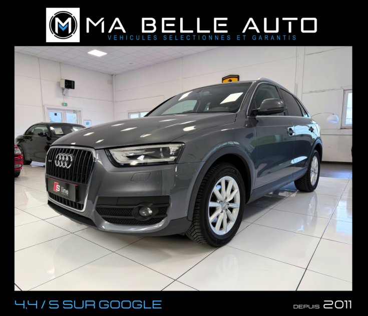 AUDI Q3 2.0 TFSI 170 QUATTRO AMBITION LUXE S-TRONIC7 - parfait état - carnet - xenon cuir keyless