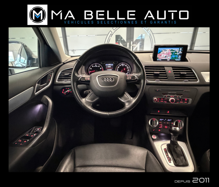AUDI Q3 2.0 TFSI 170 QUATTRO AMBITION LUXE S-TRONIC7 - parfait état - carnet - xenon cuir keyless