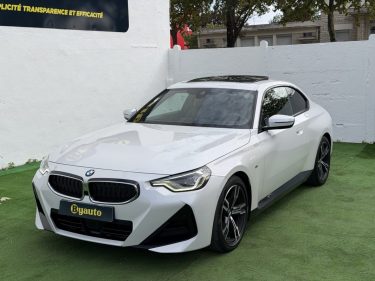 BMW SERIE 2 COUPE G42 220 I 184 CV BVA8 M SPORT / TOIT OUVRANT / BLANC NACREE GARANTIE 12 MOIS 