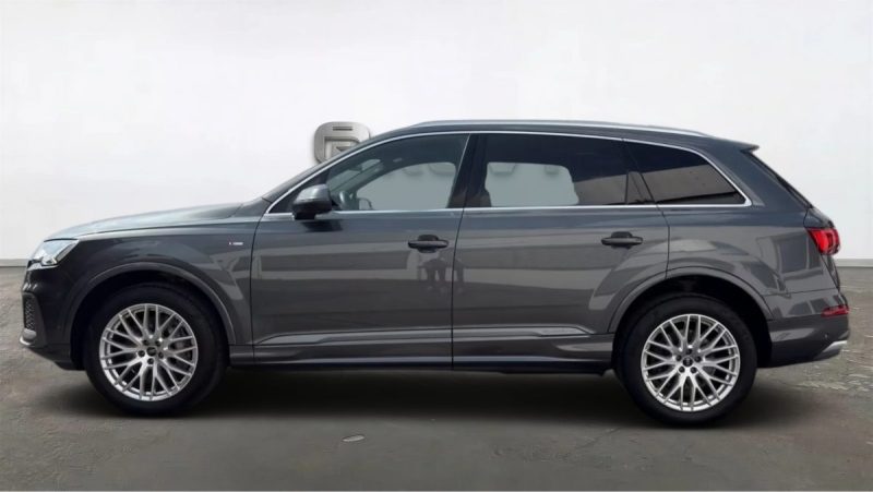 AUDI Q7 50 TDI QUATTRO 286 CH S LINE SPORT PLUS – 7 PLACES – TOIT PANORAMIQUE – CAMERA – ATTELAGE