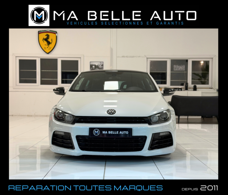 VOLKSWAGEN SCIROCCO R 2.0 TSI 265 DSG6 2013 - carnet complet - Xenon GPS Dynaudio JA18 - 315 euros