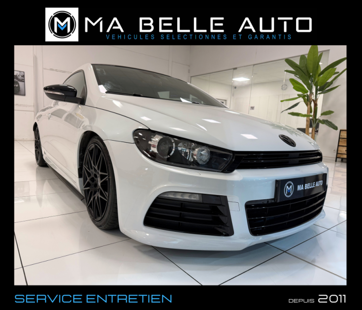 VOLKSWAGEN SCIROCCO R 2.0 TSI 265 DSG6 2013 - carnet complet - Xenon GPS Dynaudio JA18 - 315 euros