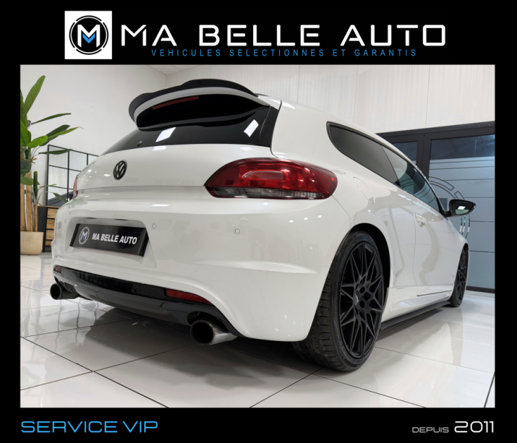 VOLKSWAGEN SCIROCCO R 2.0 TSI 265 DSG6 2013 - carnet complet - Xenon GPS Dynaudio JA18 - 315 euros