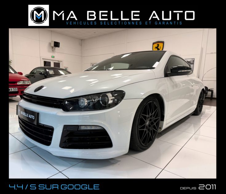 VOLKSWAGEN SCIROCCO R 2.0 TSI 265 DSG6 2013 - carnet complet - Xenon GPS Dynaudio JA18 - 315 euros
