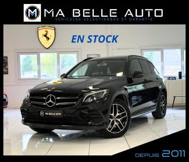MERCEDES GLC 220D AMG LINE 9G-TRONIC 4MATIC / Toit Pano Attelage élec. GPS Camera Carplay JA19 