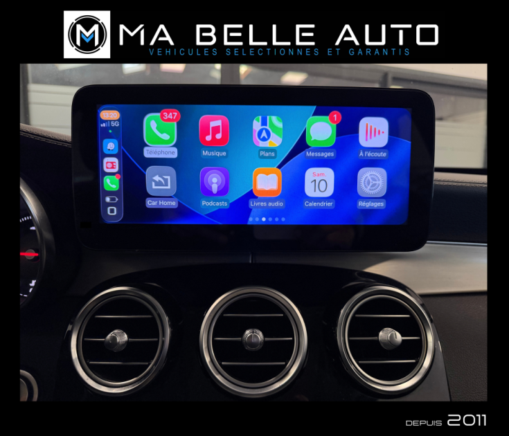 MERCEDES GLC 220D AMG LINE 9G-TRONIC 4MATIC / Toit Pano Attelage élec. GPS Camera Carplay JA19 