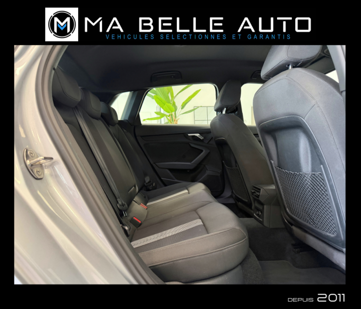 AUDI A3 SPORTBACK 30 TFSI 110 MILD-HYBRID DESIGN S-TRONIC 7 / Virtual Cockpit Keyless Hayon élec. 