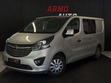 OPEL VIVARO 1.6 CDTI 125 CH (IDENTIQUE RENAULT TRAFIC) 6 PLACES ET 3 MODULABLES, EMBASES PIVOTANTES 2018