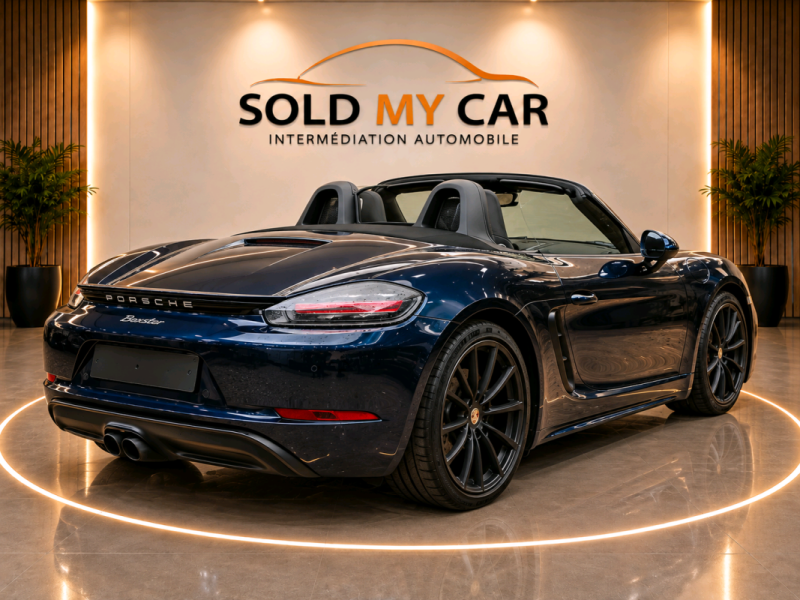 PORSCHE 718 BOXSTER 2.0 300 PDK - CAMERA DE RECUL - RADAR AVANT - SIEGES ET VOLANT CHAUFFANT 