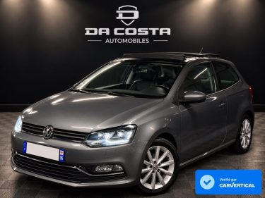 VOLKSWAGEN POLO V 5 PHASE 2 CARAT 1.2 TSI 90 Cv TOIT OUVRANT CRIT AIR 1 - GARANTIE 12 MOIS NATIONALE