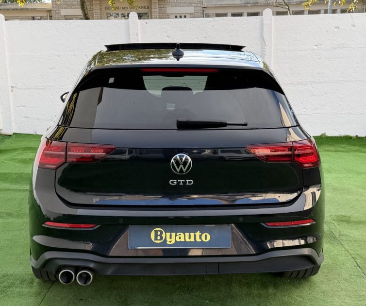 VOLKSWAGEN GOLF VIII 2.0 TDI  200 CV GTD DSG / TOIT OUVRANT  SUIVIE VW GARANTIE 12 MOIS  