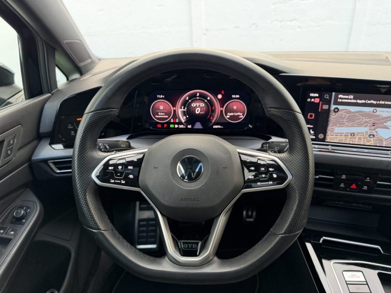 VOLKSWAGEN GOLF VIII 2.0 TDI  200 CV GTD DSG / TOIT OUVRANT  SUIVIE VW GARANTIE 12 MOIS  