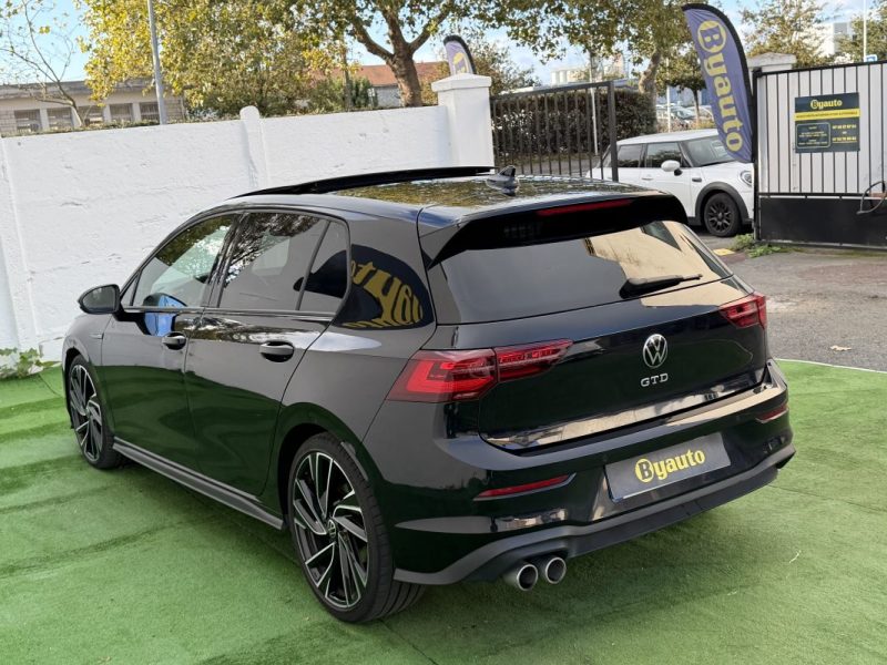 VOLKSWAGEN GOLF VIII 2.0 TDI  200 CV GTD DSG / TOIT OUVRANT  SUIVIE VW GARANTIE 12 MOIS  