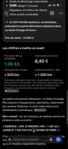 DACIA DUSTER 1.0 ECO-G 100 PRESTIGE+ 