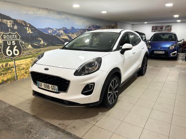 FORD Puma 1.0 Flexifuel éthanol 125ch S&S mHEV Titanium 03/2022 PRIX HT : 8325 € PRIX TTC : 9990 €