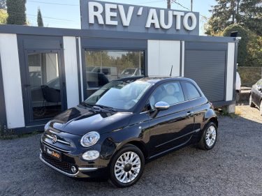 Fiat 500 1.2 69ch Lounge / Toit panoramique / Radars recul / Ecran Tactile / Suivi Fiat / 21.000 km 