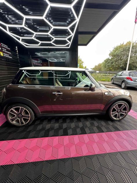MINI COOPER 1.6 ESSENCE MAYFAIR – CUIR MARRON – GARANTIE 12 MOIS – REPRISE POSSIBLE