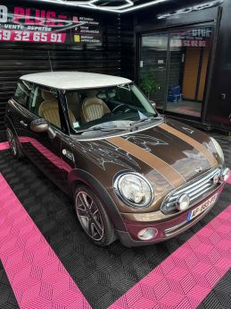 MINI COOPER 1.6 ESSENCE MAYFAIR – CUIR MARRON – GARANTIE 12 MOIS – REPRISE POSSIBLE