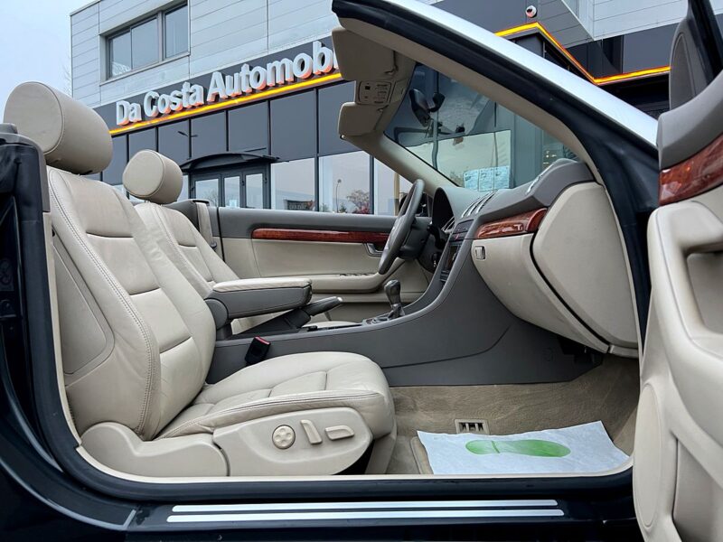 AUDI A4 II B6 CABRIOLET 1.8 TURBO 163 Cv CUIR GPS AMBITION LUXE / ORIGINE FRANCE - Garantie1an