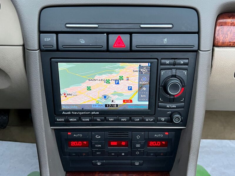 AUDI A4 II B6 CABRIOLET 1.8 TURBO 163 Cv CUIR GPS AMBITION LUXE / ORIGINE FRANCE - Garantie1an