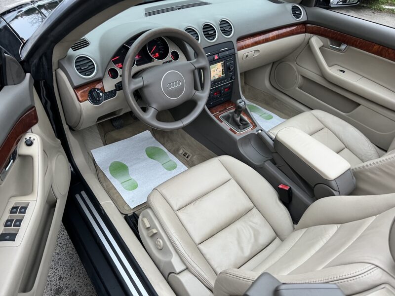 AUDI A4 II B6 CABRIOLET 1.8 TURBO 163 Cv CUIR GPS AMBITION LUXE / ORIGINE FRANCE - Garantie1an