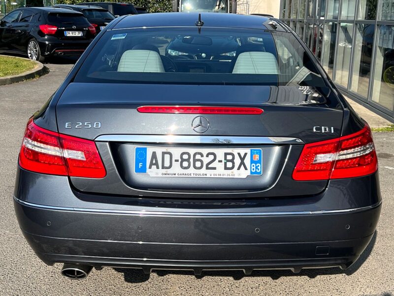 MERCEDES CLASSE E 4 IV COUPE 250 CDI 2.2 204 Cv 1ERE MAIN 69 900 Kms BOITE AUTO CUIR GPS Garantie1an