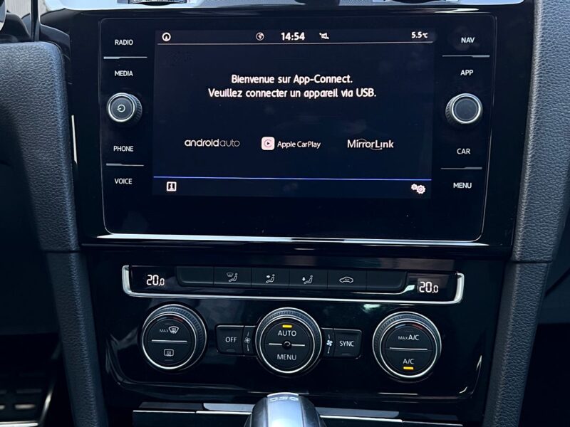 VOLKSWAGEN GOLF 7 VII PHASE 2 1.5 TSI 150 COD VIRTUAL COCKPIT BOITE AUTO APPLE CARPLAY Garantie