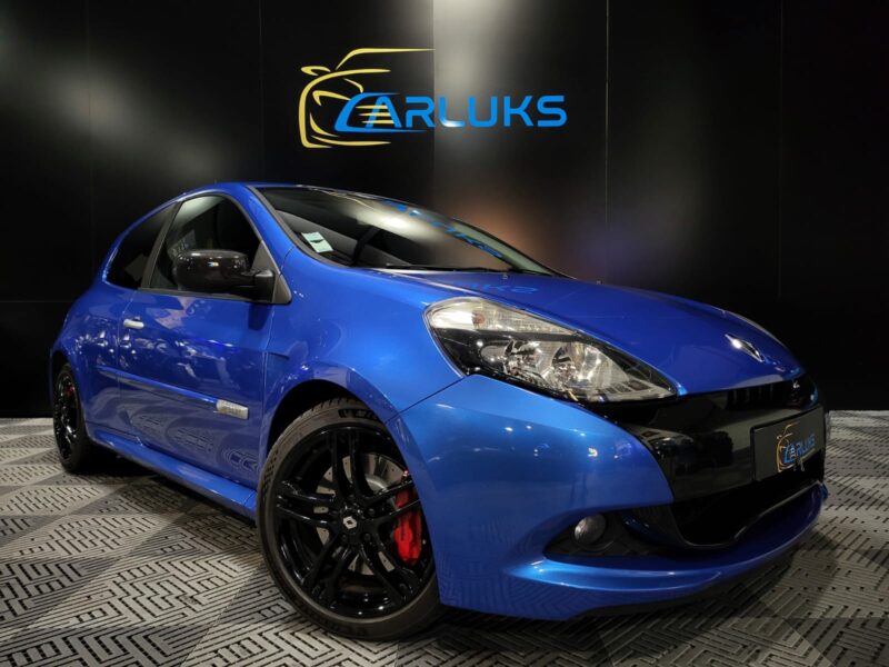 RENAULT CLIO III 3 RS CUP Blue MONAKO Phase 2 2.0 201cv R.S FR HISTORIQUE COMPLET DEPUIS 2010